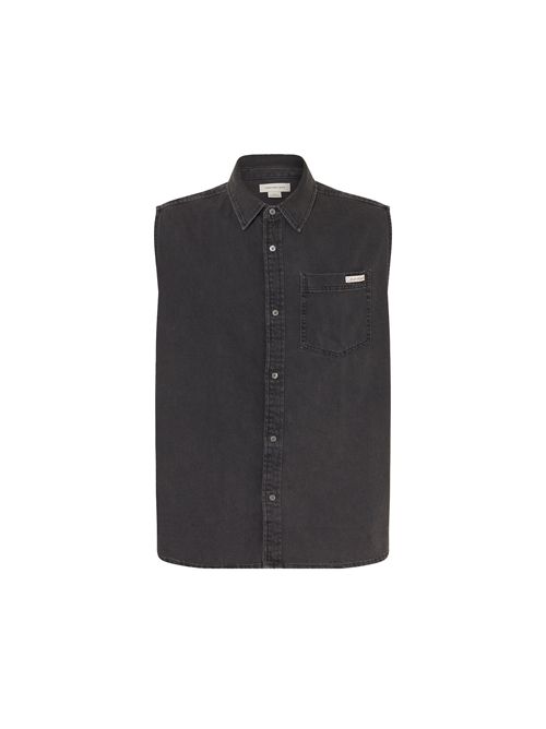 CALVIN KLEIN Camicia senza manica in denim CALVIN KLEIN | LV04RC733GX84